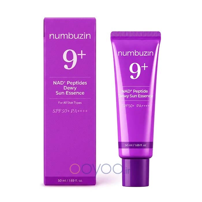 كرم ضدآفتاب بي رنگ دست،صورت،دورچشم نامبوزین SPF 50 مدل No.9 محافظ در برابر اشعه UVA و UVB مناسب براي انواع پوست حجم ٥٠ ميلي ليتر